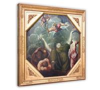 WCYB Artemis Brief Information by Jacopo Tintoretto Prints Posters Canvas Deco Paintings Wall Art For Office Frame 28" L X 28" W