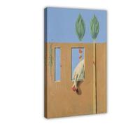WCYB At The First Clear Word by Max Ernst Cubism Realism Prints Posters Canvas Deco Paintings Wall Art For Office Frame 24" L X 36" W