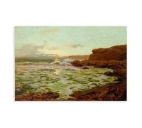 WCYB Auction - California And Western Paintings & Sculpture at 06 by Granville Redmond Prints Posters Canvas Deco Paintings Wall Art For Office Unframe 12"