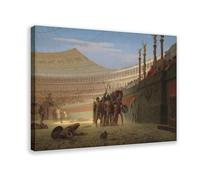 WCYB Ave Caesar! Morituri Te Salutant by Jean-leon Gerome Romanticism Posters Prints Canvas Deco Paintings Wall Art Frame 20" L X 30" W