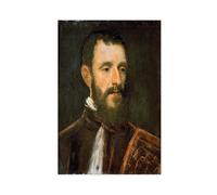 WCYB Bildnis Eines Prokurators by Jacopo Tintoretto Posters Prints Canvas Deco Paintings Wall Art Unframe 20" L X 30" W