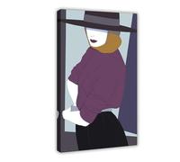 WCYB Bolero by Patrick Nagel Posters Prints Canvas Deco Paintings Wall Art Frame 24" L X 36" W