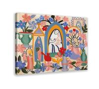 WCYB Brazilian Religion by Tarsila Do Amaral Prints Posters Canvas Deco Paintings Wall Art For Office Living Room Frame 20" L X 30" W
