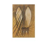 WCYB Brooklyn Bridge by Georgia O'Keeffe Prints Posters Canvas Deco Paintings Wall Art For Office Living Room Unframe 16" L X 24" W