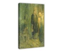 WCYB BUY DEPARTURE INTO EGYPT by Henry Ossawa Tanner Prints Posters Canvas Deco Paintings Wall Art For Office Living Room Frame 20" L X 30" W