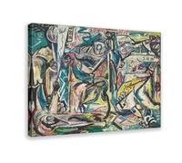 WCYB Circumcision, 1946 by Jackson Pollock Prints Posters Canvas Deco Paintings Wall Art For Office Frame 20" L X 30" W