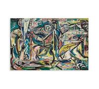 WCYB Circumcision, 1946 by Jackson Pollock Prints Posters Canvas Deco Paintings Wall Art For Office Living Room Unframe 20" L X 30" W