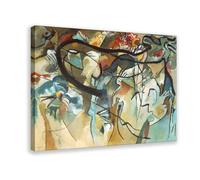 WCYB Composition V by Wassily Kandinsky Prints Posters Canvas Deco Paintings Wall Art For Office Frame 16" L X 24" W