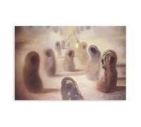 WCYB Desoxyribonucleic Acid Arabs by Salvador Dali Prints Posters Canvas Deco Paintings Wall Art For Office Unframe 16" L X 24" W