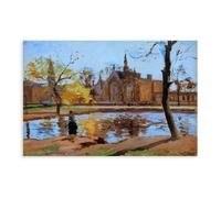 WCYB Dulwich College London by Camille Pissarro Posters Prints Canvas Deco Paintings Wall Art Unframe 24" L X 36" W