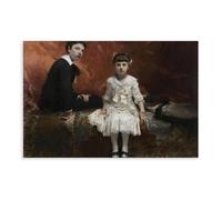 WCYB Edouard And Marie-Louise Pailleron by John Singer Sargent Posters Prints Canvas Deco Paintings Wall Art Unframe 20" L X 30" W