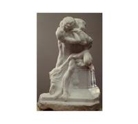 WCYB Famous Sculpture Auguste Rodin Romeo And Juliet Posters Prints Canvas Deco Paintings Wall Art Unframe 12" L X 18" W