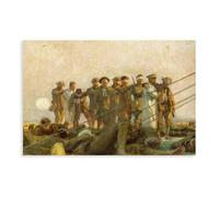 WCYB Gassed - Detail 1919 by John Singer Sargent Prints Posters Canvas Deco Paintings Wall Art For Office Living Room Unframe 24" L X 36" W