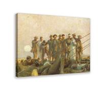 WCYB Gassed - Detail 1919 by John Singer Sargent Prints Posters Canvas Deco Paintings Wall Art For Office Frame 12" L X 18" W
