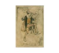 WCYB He Bounced Up And Down, And So Fearful A Frown Contracted His Brow, You'd Have Thought He'd Been Blind by Arthur Rackham Prints Posters Canvas Deco Pa