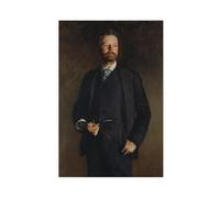 WCYB Henry Cabot Lodge 1890 by John Singer Sargent Prints Posters Canvas Deco Paintings Wall Art For Office Living Room Unframe 12" L X 18" W
