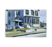 WCYB House on Middle Street, Gloucester by Edward Hopper Prints Posters Canvas Deco Paintings Wall Art For Office Unframe 12" L X 18" W