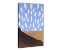 WCYB In The Patio VIII by Georgia O'Keeffe Posters Prints Canvas Deco Paintings Wall Art Frame 12" L X 18" W