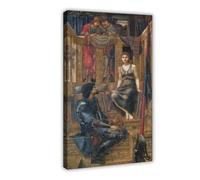 WCYB King Cophetua And The Beggar Maid Edward Burne-Jones Prints Posters Canvas Deco Paintings Wall Art For Office Frame 12" L X 18" W