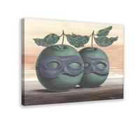 WCYB La Valse Hesitation by Rene Magritte Surrealism Posters Prints Canvas Deco Paintings Wall Art Frame 12" L X 18" W