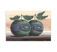 WCYB La Valse Hesitation by Rene Magritte Surrealism Posters Prints Canvas Deco Paintings Wall Art Unframe 24" L X 36" W