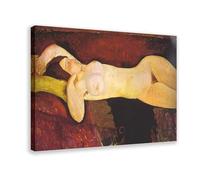 WCYB Le Grand Nu (The Great Nude) by Amedeo Modigliani Posters Prints Canvas Deco Paintings Wall Art Frame 20" L X 30" W
