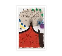 WCYB Miró Lithographe Vol I-VI 1930-1981 by Joan Miro Prints Posters Canvas Deco Paintings Wall Art For Office Living Room Unframe 12" L X 18" W