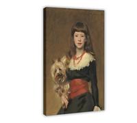 WCYB Miss Beatrice Townsend by John Singer Sargent Posters Prints Canvas Deco Paintings Wall Art Frame 24" L X 36" W