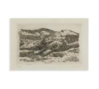WCYB Monti Di Grizzana by Giorgio Morandi Prints Posters Canvas Deco Paintings Wall Art For Office Unframe 12" L X 18" W