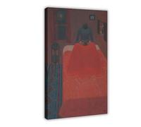 WCYB Murder Mystery by Margo Hoff Posters Prints Canvas Deco Paintings Wall Art Hangable Frame 16" L X 24" W