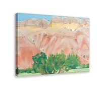 WCYB My Back Yard by Georgia O'Keeffe Prints Posters Canvas Deco Paintings Wall Art For Office Living Room Frame 12" L X 18" W