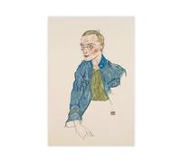 WCYB One-Year Volunteer Lance-Corporal, 1915 by Egon Schiele Posters Prints Canvas Deco Paintings Wall Art Unframe 24" L X 36" W