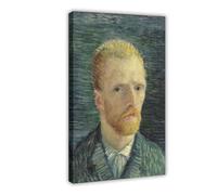 WCYB Post-Impressionism Vincent Van Gogh - Self-Portrait Prints Posters Canvas Deco Paintings Wall Art For Office Living Room Frame 20" L X 30" W