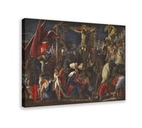 WCYB Prado Museum Madrid by Jacopo Tintoretto Posters Prints Canvas Deco Paintings Wall Art Frame 16" L X 24" W