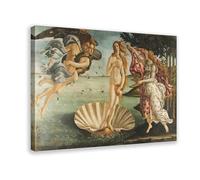 WCYB Renaissance Sandro Botticelli The Birth of Venus by Sandro Botticelli Renaissance Prints Posters Canvas Deco Paintings Wall Art For Office Frame 20" L