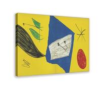 WCYB ROBERT DESNOS, LES PÉNALITÉS DE L'ENFER OU LES by Joan Miro Prints Posters Canvas Deco Paintings Wall Art For Office Living Room Frame 12" L X 18" W