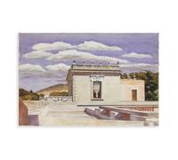 WCYB Saltillo Mansion by Edward Hopper Prints Posters Canvas Deco Paintings Wall Art For Office Unframe 24" L X 36" W