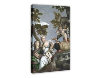 WCYB Scorn The National Gallery by Paolo Veronese Posters Prints Canvas Deco Paintings Wall Art Frame 12" L X 18" W
