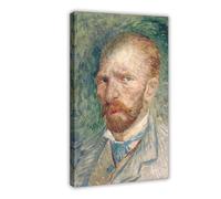 WCYB Self-Portrait by Vincent Van Gogh Post-Impressionism Prints Posters Canvas Deco Paintings Wall Art For Office Frame 12" L X 18" W
