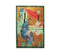 WCYB St. Luke The Evangelist by Andrei Rublev Prints Posters Canvas Deco Paintings Wall Art For Office Unframe 16" L X 24" W