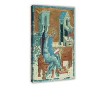 WCYB St. Matthew The Evangelist by Andrei Rublev Posters Prints Canvas Deco Paintings Wall Art Frame 24" L X 36" W