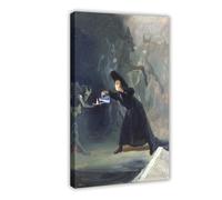 WCYB The Bewitched Man by Francisco Goya Posters Prints Canvas Deco Paintings Wall Art Frame 20" L X 30" W