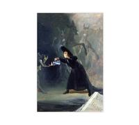 WCYB The Bewitched Man by Francisco Goya Prints Posters Canvas Deco Paintings Wall Art For Office Unframe 24" L X 36" W