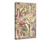 WCYB The Blue Unconscious, 1946 by Jackson Pollock Posters Prints Canvas Deco Paintings Wall Art Frame 20" L X 30" W