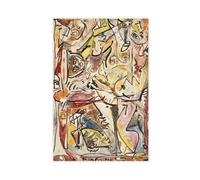 WCYB The Blue Unconscious, 1946 by Jackson Pollock Prints Posters Canvas Deco Paintings Wall Art For Office Living Room Unframe 24" L X 36" W