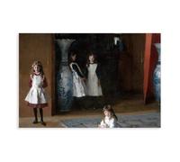WCYB The Daughters of Edward Darley Boit by John Singer Sargent Posters Prints Canvas Deco Paintings Wall Art Unframe 20" L X 30" W