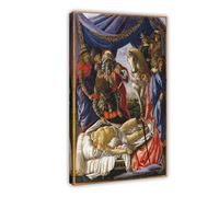 WCYB The Discovery of Holofernes' Corpse Judith Returns from The Enemy Camp at Bethulia by Sandro Botticelli Renaissance Posters Prints Canvas Deco Paintin