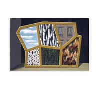 WCYB The Empty Mask by Rene Magritte Vintage Poster Realism Cubism Renaissance Surrealism Prints Posters Canvas Deco Paintings Wall Art For Office Living R