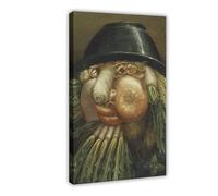 WCYB The Gardener by Giuseppe Arcimboldo Posters Prints Canvas Deco Paintings Wall Art Frame 20" L X 30" W