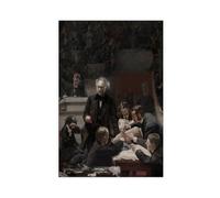 WCYB The Gross Clinic by Thomas Eakins Prints Posters Canvas Deco Paintings Wall Art For Office Unframe 24" L X 36" W